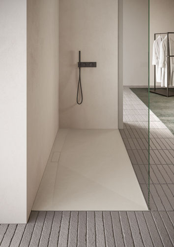 Rectangular shower tray - DUAL  - IDEAGROUP - raised / above floor / Technogel®
