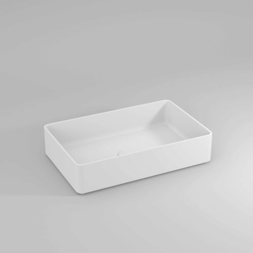 Countertop washbasin - RIVA06 - IDEAGROUP - Cristalplant® / customizable / matte finish