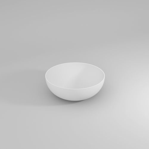 Countertop washbasin - LAGUNA04 - IDEAGROUP - Cristalplant® / matte finish / antibacterial