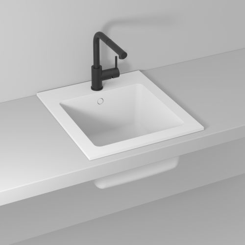 Built-in utility sink - TIPO K - IDEAGROUP - acrylic