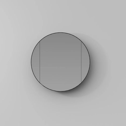 Wall-mounted bathroom mirror - GIOTTO - IDEAGROUP - contemporary / round / metal