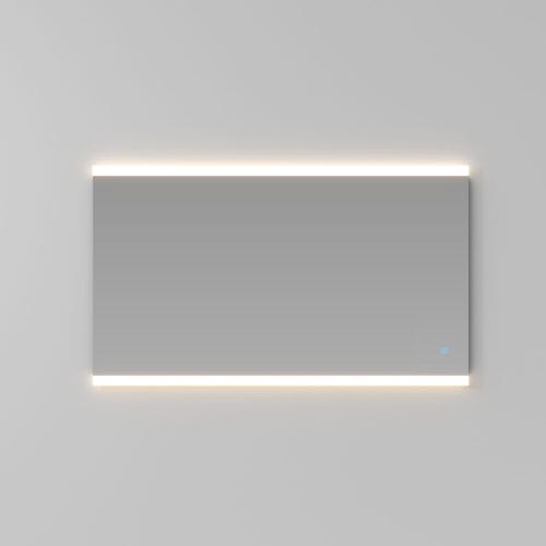 Wall-mounted bathroom mirror - DUAL - IDEAGROUP - contemporary / rectangular / horizontal