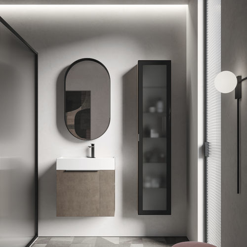 Contemporary bathroom cabinet - MY TIME 23 - IDEAGROUP - home / wooden / ceramic