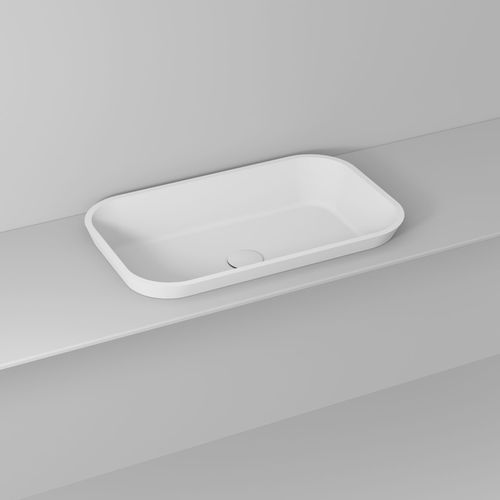 Built-in wash basin - COSMO  - IDEAGROUP - Solid Surface / durable / single