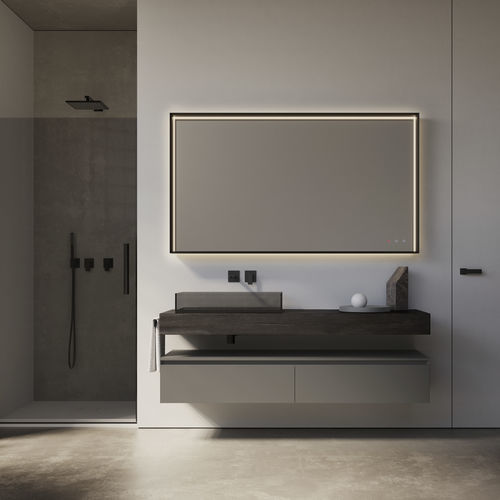 Modern bathroom cabinet - CUBIK 13 - IDEAGROUP - home / wooden / HPL
