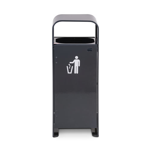 Public trash can AT K 65 Darba Spars galvanized steel / outdoor