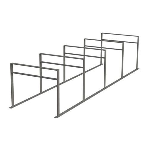 Floor-mounted bike rack - GM-K7-05 - Darba Spars - secure / for public space / stainless steel