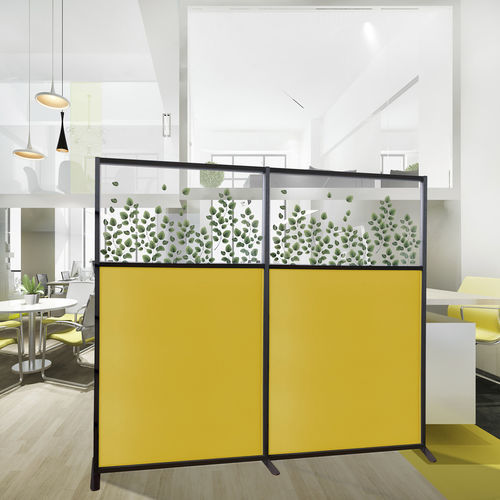 Aluminum room divider TETRIX ED2 STUDIO T methacrylate / building