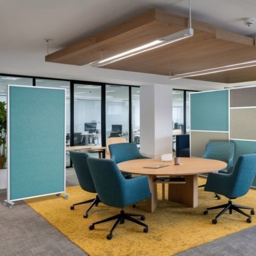 Aluminum room divider - TOSCA180 DIVISORIO - STUDIO T - PET / felt / composite material