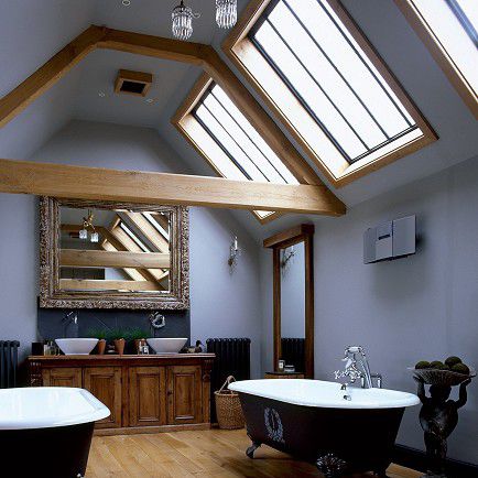 Wooden roof window - ETHIQUE - cast-pmr - projection / double-glazed
