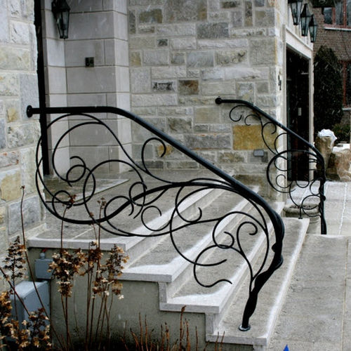 Stainless steel handrail - MOON BRANCHES 5815 - BATTIG DESIGN - for swimming pool