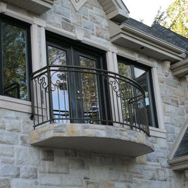 Balcony with bars - MONARCH 5510 - BATTIG DESIGN - wrought iron