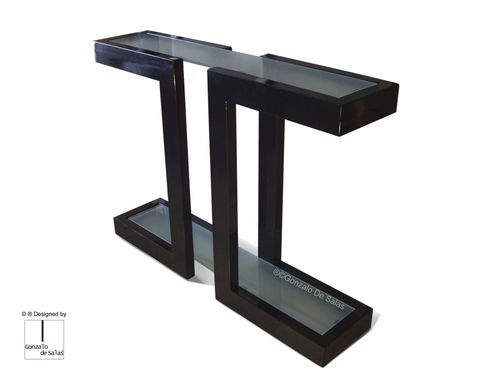 Contemporary sideboard table - LISA - GONZALO DE SALAS - metal / iron / lacquered metal