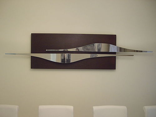 Wooden sculpture - RELIEVE REFLEJOS - GONZALO DE SALAS - wall