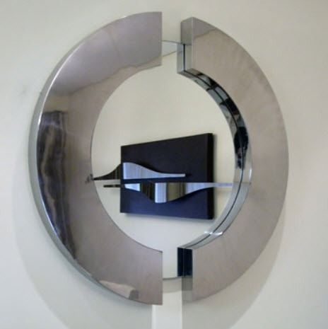 Wall-mounted mirror - GONZALO DE SALAS - contemporary / metal