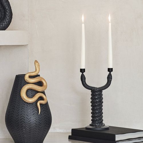 Porcelain candle holder - Snakes - Lladró - commercial