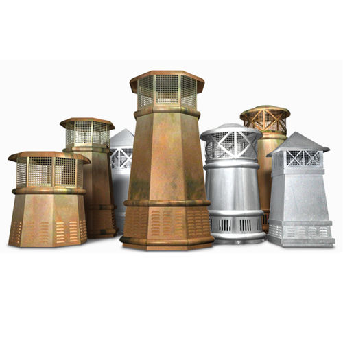 Steel chimney pot - FABRAL