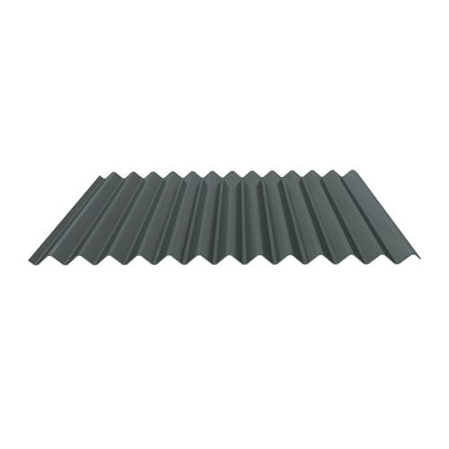 Pitched roofing panel FABRAL steel / aluminum / metal look