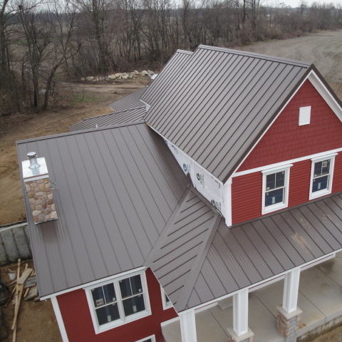 Flat roofing panel - HORIZON S SERIES - FABRAL - pitched / steel / metal look