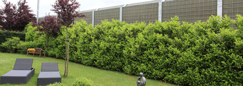 Acoustic barrier - PLANTA® - R. Kohlhauer - fixed / aluminum / for public spaces