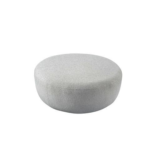 Contemporary ottoman - LUA 201 - Adriana Hoyos - fabric / leather / wooden