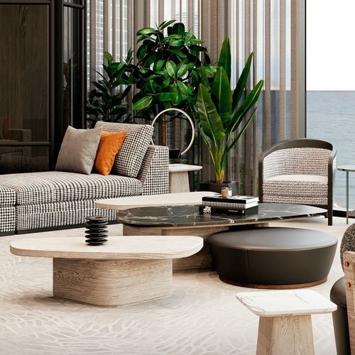 Contemporary coffee table - GALAPAGOS 310 - Adriana Hoyos - wooden