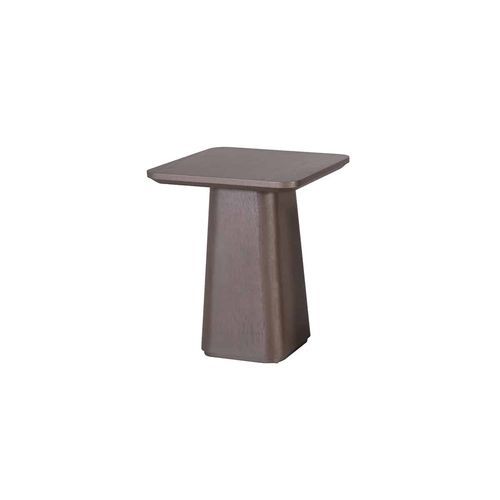Contemporary side table - GALAPAGOS 310 - Adriana Hoyos - oak / oak base / square