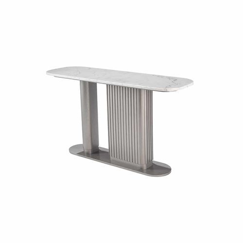 Contemporary sideboard table - GEM 101 - Adriana Hoyos - marble / quartzite / wooden base