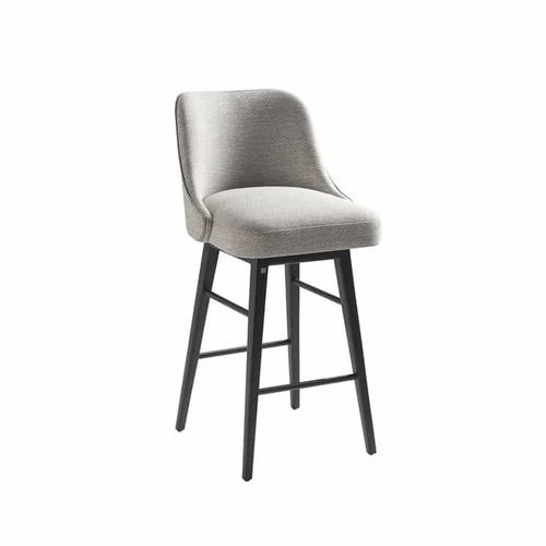 Contemporary bar chair - TEN 200 - Adriana Hoyos - indoor / fabric / wooden base
