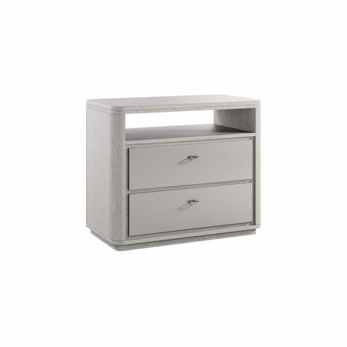 Contemporary bedside table - GEM 200 - Adriana Hoyos - wooden / wooden base / rectangular