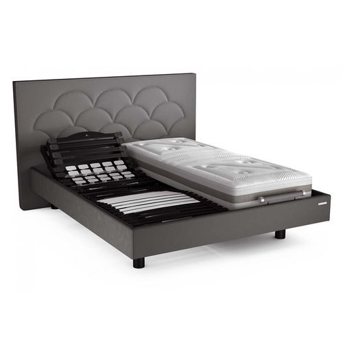 Double mattress support - DUOFLEX - André Renault - slatted / electric / upholstered