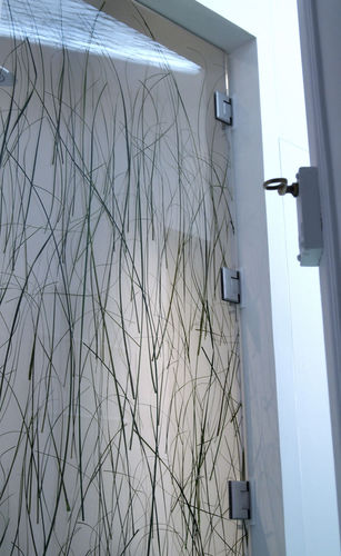 Interior door - HERBES VERTES - D005 - DACRYL® - resin / acrylic / acrylic glass