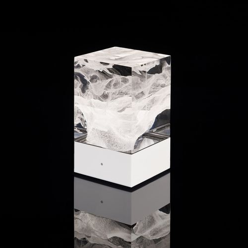 Table lamp - D-CÜB NUAGE - DACRYL® - acrylic glass / original design / wireless