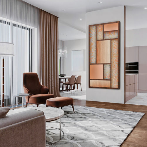 Cover decorative panel - ARTWORK - CUIVRE - DACRYL® - furniture / wall-mounted / for interior