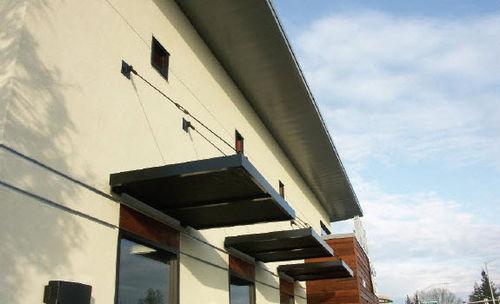 Galvanised steel soffit - TITAN® WS-100 - Custom-Bilt Metals