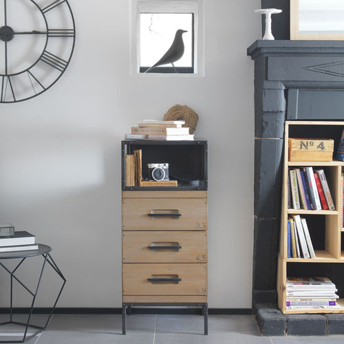 Traditional chiffonier - BRISTOL - Artcopi - wooden / metal