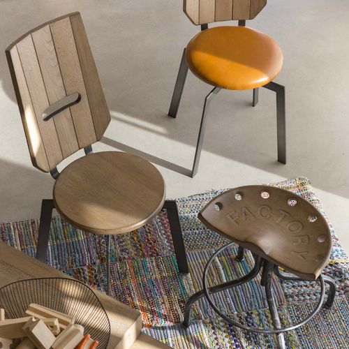 Traditional chair - NUANCES - Artcopi - indoor / wooden / leather