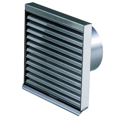 Stainless steel ventilation grill - WSG125 | WSG150 | WSG180 - Pluggit - rectangular