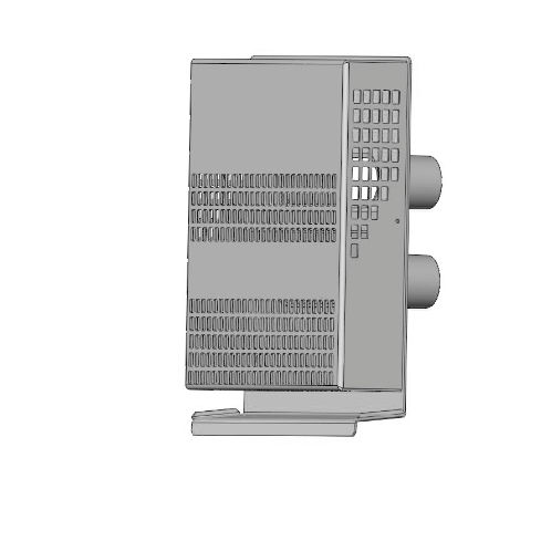 Stainless steel ventilation grill - IPCWH - Pluggit - rectangular / exterior / for facade