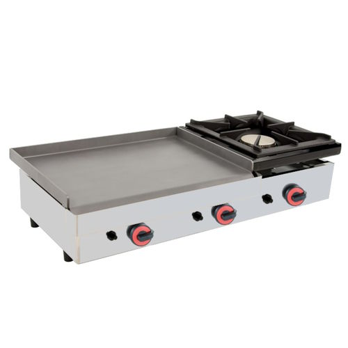 Gas griddle - 4403FL6P - Mas Baga - commercial / with gas cooktop