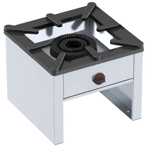 Gas portable stove - 49200M08 - Mas Baga - commercial / countertop / with knobs