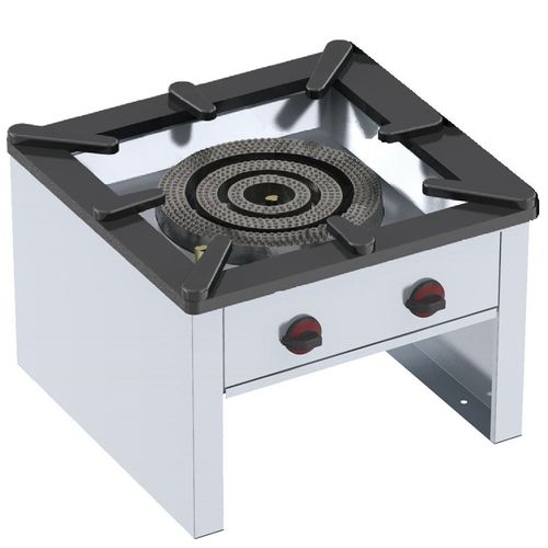 Gas portable stove - 49300M08 - Mas Baga - commercial / countertop / with knobs