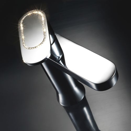 Washbasin mixer tap - 69 002 CR - Griferías Maier - countertop / Swarovski® crystal / bathroom