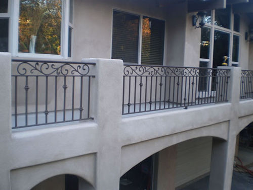 Wrought iron railing - RWI SERIES - British Spirals & Castings - with bars / outdoor / for balconies