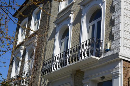 Cast iron railing - RB SERIES - British Spirals & Castings - with bars / outdoor / for balconies