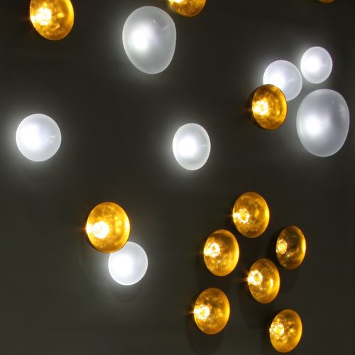 Contemporary wall light - NENUPHARS - Semeur d'étoiles - indoor / metal / brass