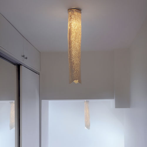 Art Deco ceiling light - CORAL  - Semeur d'étoiles - linear / porcelain / LED