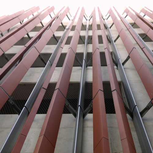 Aluminum solar shading - SPECIAL FINS  - Levolux - steel / extruded aluminum / wooden
