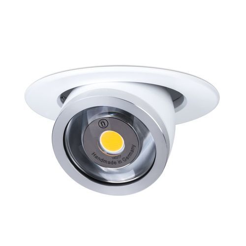 Aluminum spotlight - Ylux OF - less'n'more - recessed ceiling / LED / round