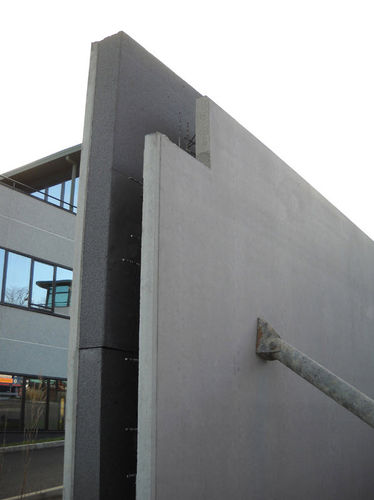Reinforced concrete precast double wall - ISOPRÉ® - Spurgin SAS - with intergrated insulation